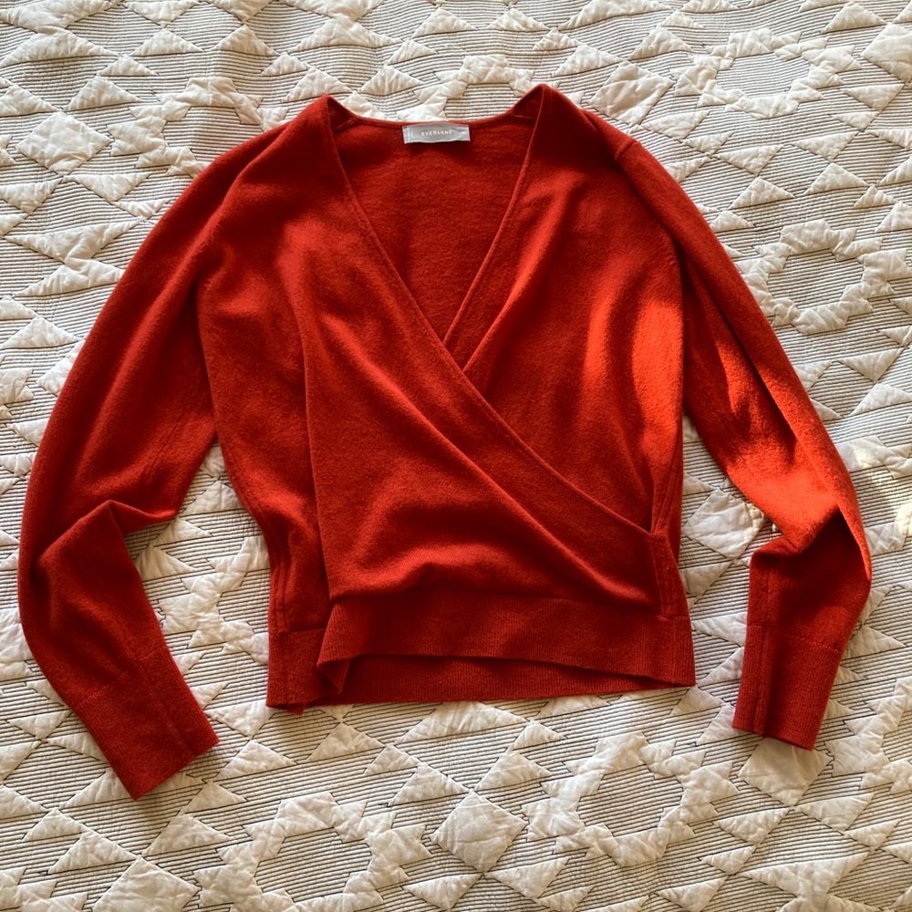 Everlane Cashmere Wrap Sweater